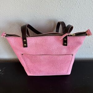 Portland Leather Pink Medium Tote NWT